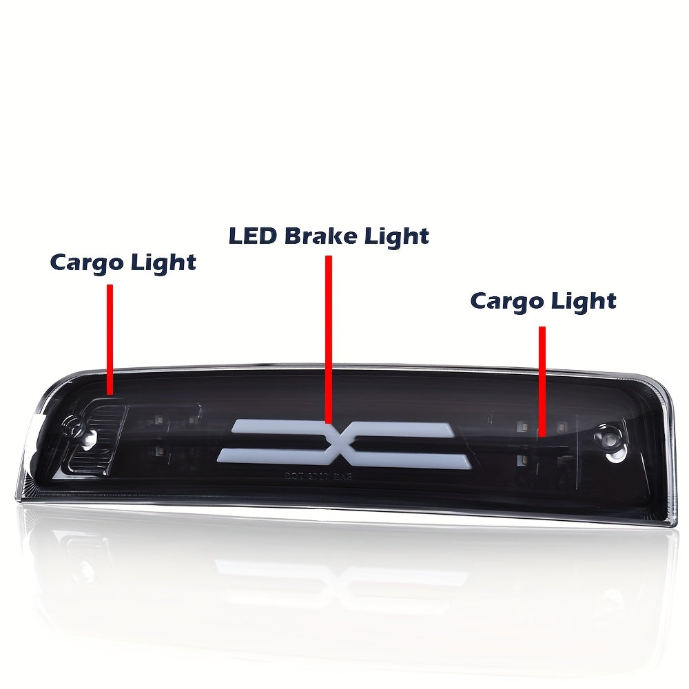 X-TYPE LED Truck Tail Brake Light Cargo Lamp Fit for Dodge RAM 1500-3500 Pickup 09-17