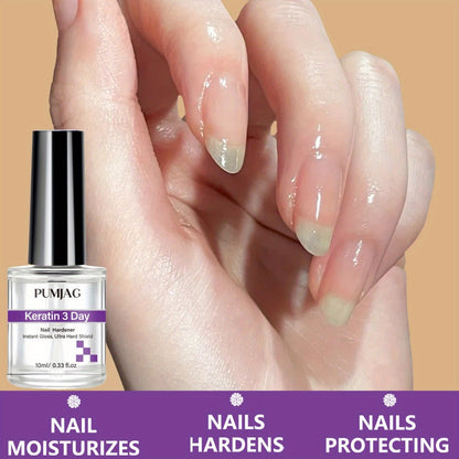 Nail Strengthening Oil Serum – 3-Day Manicure Treatment with Biotin, Vitamin A E C & Calcium for Brittle Nails | Formaldehyde-Free Nail Repair & Growth Serum 0.34oz