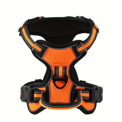 No Pull Dog Harness with Front Clip & Handle – Heavy Duty Reflective Vest for Small Medium Large Dogs Walking Training