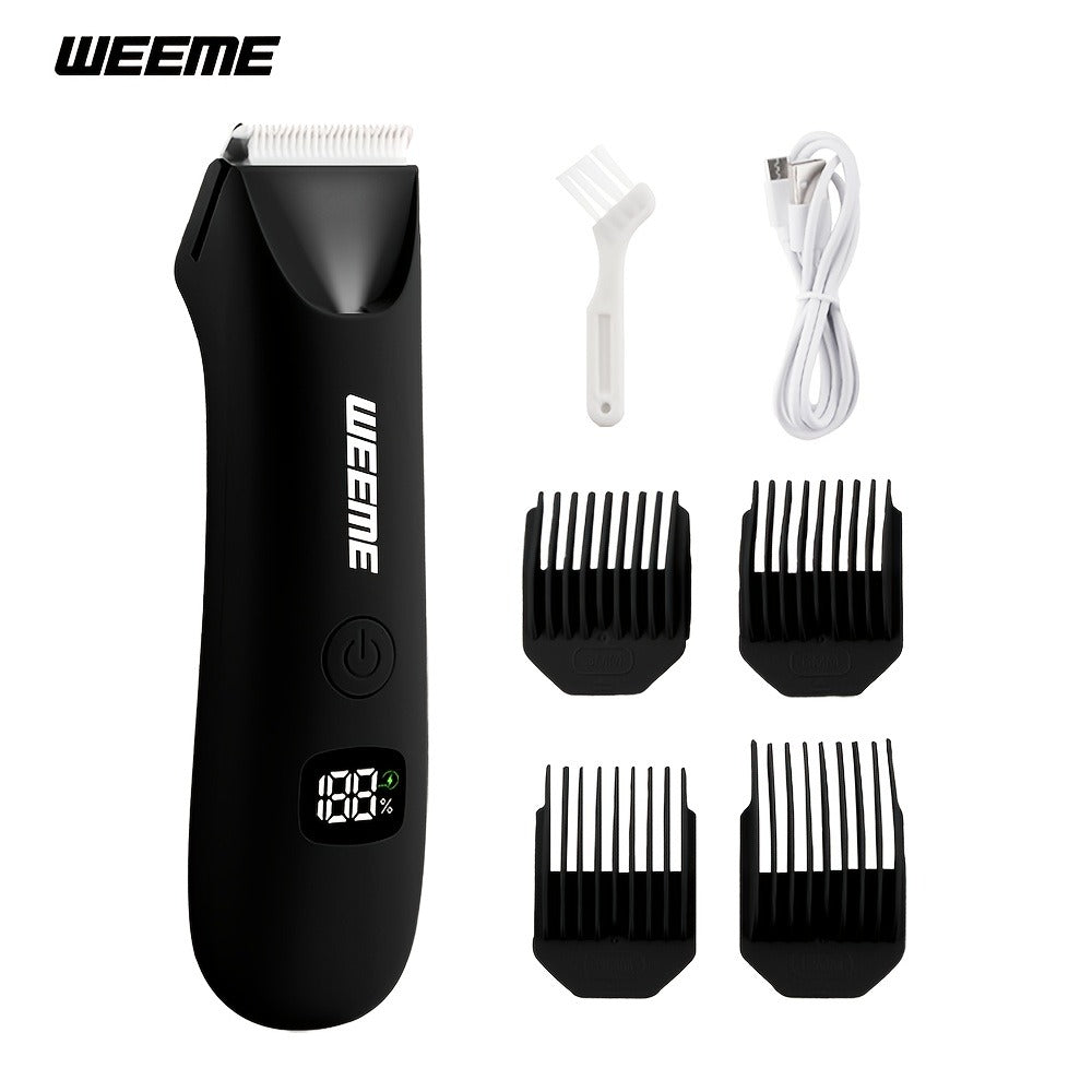 Body Hair Trimmer for Men & Women – Professional Electric Bikini Trimmer, Multi-Functional Hair Removal Device for Shaving & Grooming, Christmas Gift Set
