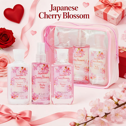 Vanilla Bath & Body Care Gift Set for Women – Shower Gel 3oz + Body Lotion 3oz + Body Mist 3oz | Moisturizing, Refreshing & Deodorizing Spa Gift for Mom, Wife, Sister or Girlfriend
