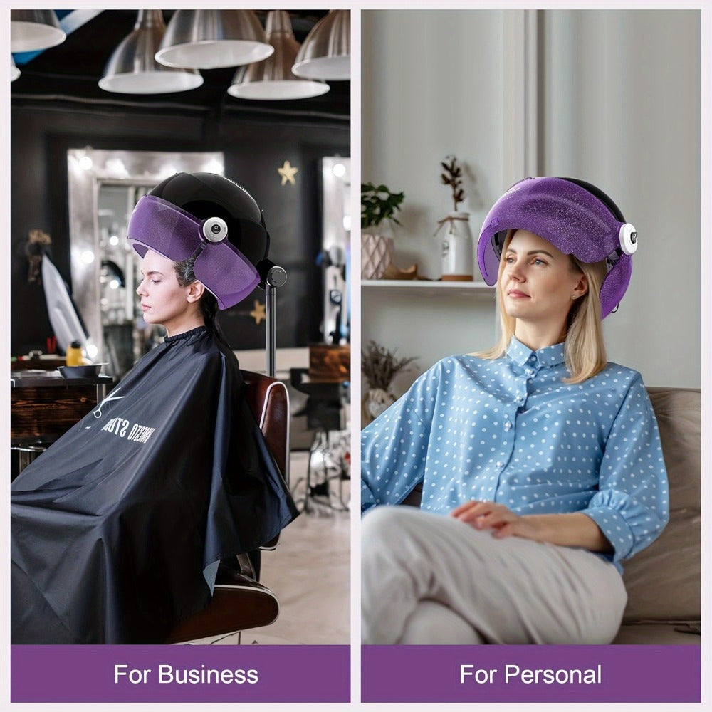 Ionic Floor-Standing Hooded Hair Dryer 1875W — Adjustable Height Professional Salon Hood Dryer for Deep Conditioning, Natural Hair, Roller Sets & Color Processing, 4 Colors