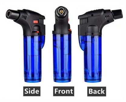 Butane Torch Lighter 6pcs Big Jet Flame Refillable & Adjustable Mini Blow Torch - Gift Box Set for Camping, Grill, BBQ, Culinary, Soldering & Welding | Butane Not Included