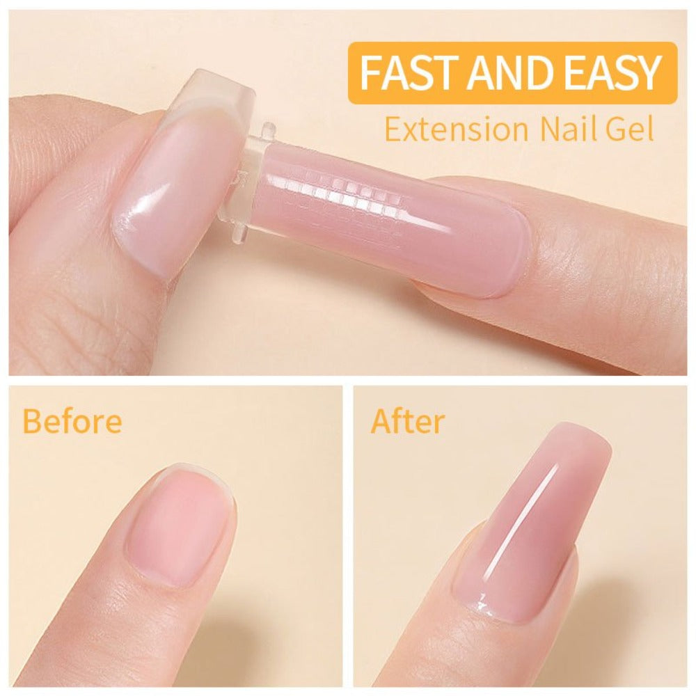 36-Color Polygel Nail Extension Kit with LED UV Lamp – Complete Poly Gel Starter Set with Dual Forms, Slip Solution, Nail Art Brush, Base & Top Coat for Salon-Quality Nail Extensions at Home for Beginners & Professionals