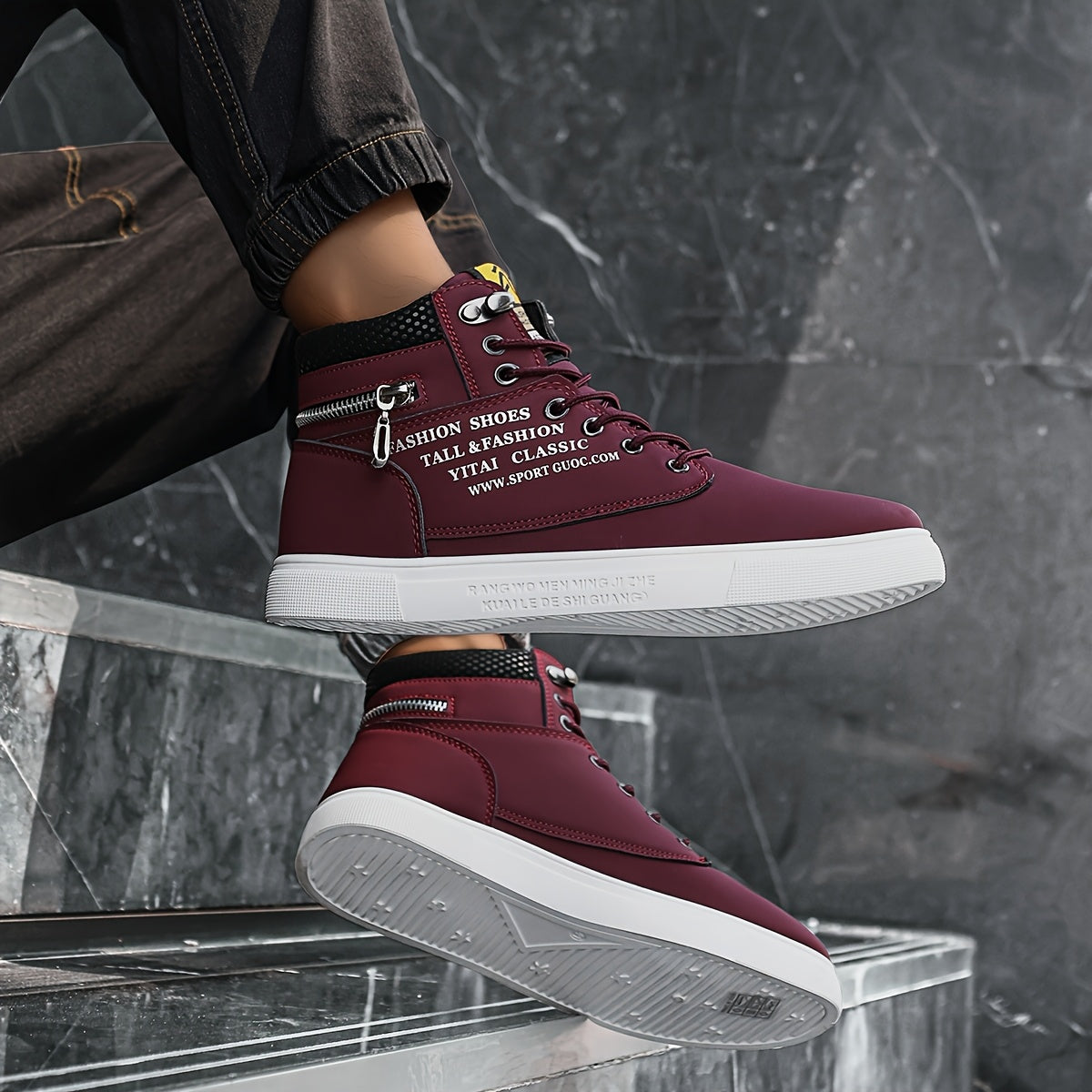 Men's Boots - Lace-Up for Everyday Wear 675685