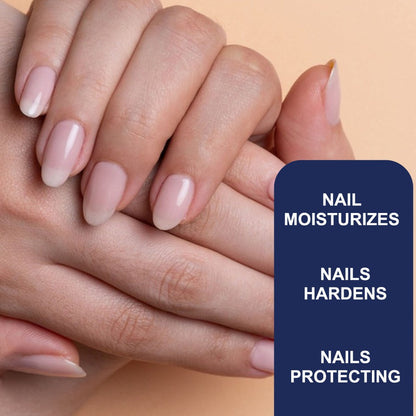 Nail Strengthening Kit 5-in-1 Formaldehyde-Free – Top Coat, Base Coat, Nail Hardener, Cuticle Oil & Polish Remover | Complete Manicure Set for Weak Brittle Peeling Nails | Nail Treatment Gift for Women
