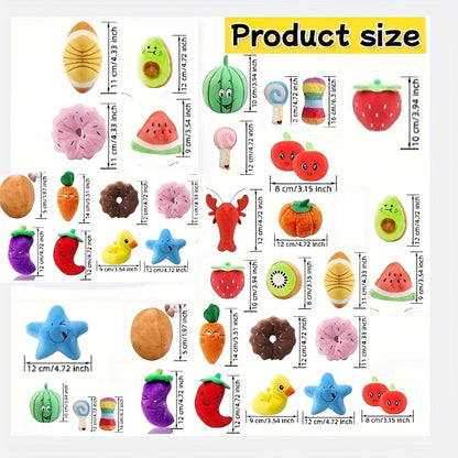 Dog Toy Gift Box 20pcs Chew Resistant Interactive Set - Variety Pack with Tug of War Rope Toys Squeaky Toys & More for Small Dogs, Random Assorted Styles, Perfect Dog Toy Bundle Gift for Puppies