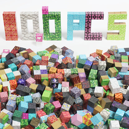 Magnetic Tiles 100pcs STEM Building Blocks Set for Kids, Educational Magnetic Construction Toys for Boys Girls Ages 3+, Creative Learning Cube Magnet Blocks, Best Birthday Christmas Easter Gift from Toy Play Nest
