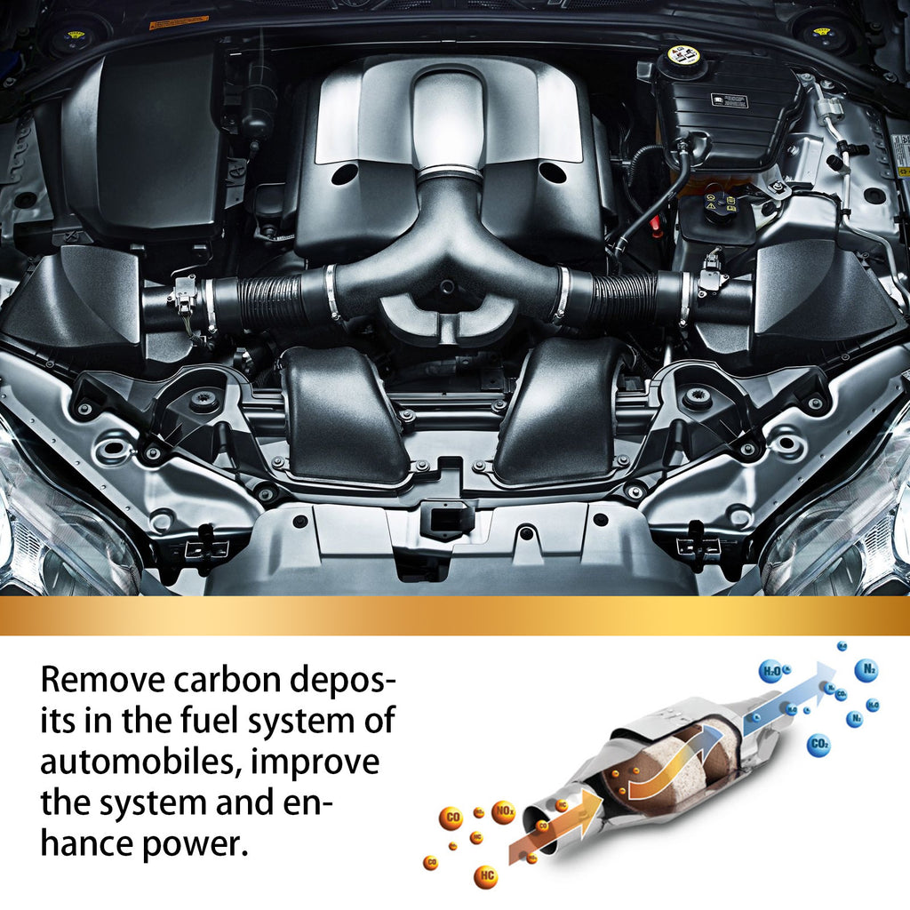 3pcs Car Engine 3-Element Catalyst Converter Cleaner - Multi-Purpose Deep Cleaning & Fuel System Promoter with Advanced Technology, Vehicle Maintenance Tool, Fuel System Cleaner, Sleek Bottle Design, Highquality Cleaner