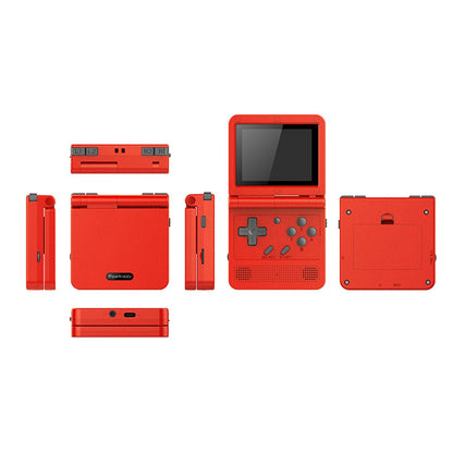 Powkiddy V90 Foldable Handheld Game Console – GBA SP Clamshell Style 3.0" IPS 6000+ Preloaded Games 12 Emulators 64GB Ultra-Lightweight 120g Retro Gaming System