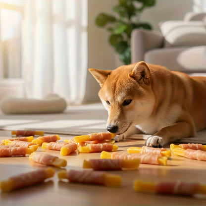 Dog Treats High Protein Training Sticks Chicken Duck Sweet Potato Milk Flavor Healthy Digestible Reward Snacks for Small Medium Large Dogs 200g 400g