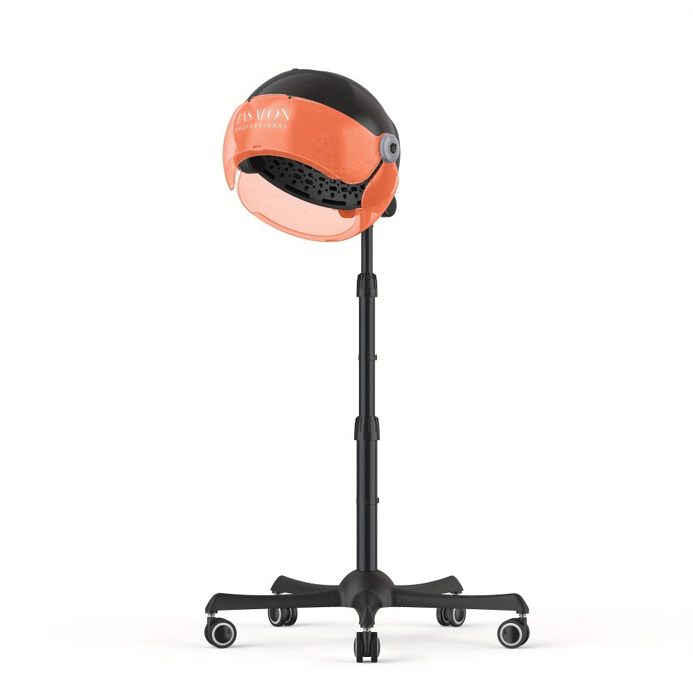 Hooded Hair Dryer 1875W Ionic Standing Bonnet Dryer on Wheels — 3 Heat Settings, Height Adjustable 30–55", 9ft Cord, Hands-Free Sit-Under Salon Dryer for Natural Hair, Deep Conditioning & Roller Sets