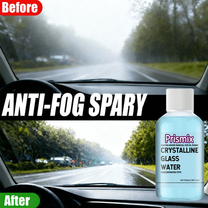 Windshield Washer Fluid Glass Coating Agent 50ml | Deep Cleaning Anti-Fog Hydrophobic Water Repellent Rain Repellent Water Stain Remover All-Season Car Windshield Cleaner Universal Fit