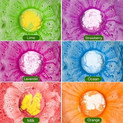 Dinosaur Bath Bombs for Kids with Hidden Toy Inside 6 Pack — Fizzy Colorful Bath Balls with Collectible Dino Surprise | Safe for Sensitive Skin | Fun Bath Gift for Boys & Girls Birthday Easter Holiday