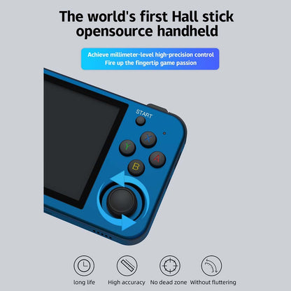 Anbernic RG353M Retro Handheld Game Console - CNC Aluminum Alloy Dual OS Android Linux 3.5" IPS Touchscreen HDMI Hall Joystick 3500mAh Gaming Handheld