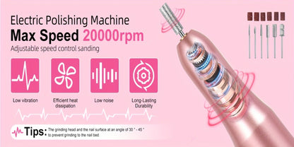 Complete Acrylic Nail Kit with Drill & UV LED Light — Colored Acrylic Powders & All Tools Included for Beginners Beautiful Nail Designs Professional Starter Set