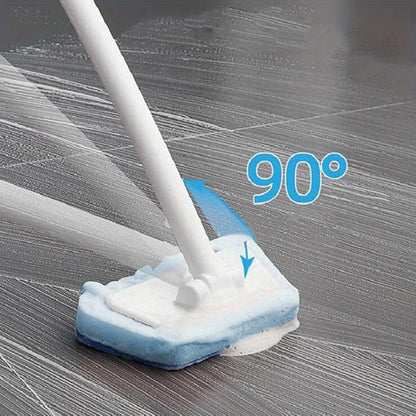 Shower Cleaning Brush Set Replaceable Heads – Bathtub Scrubber, Wall Tile Brush, Window Glass Cleaner & Floor Brush, Detachable Extendable Handle Bathroom Deep Cleaning Kit (7/11/16 PCS)