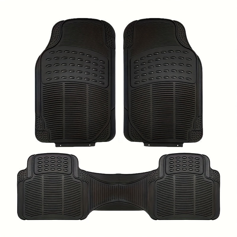 3pcs Durable Car Floor Mats, Durable PVC Non-slip And Easy to Clean, Universal Car Anti-skid Mats for Sedans And SUVs, Universal Design
