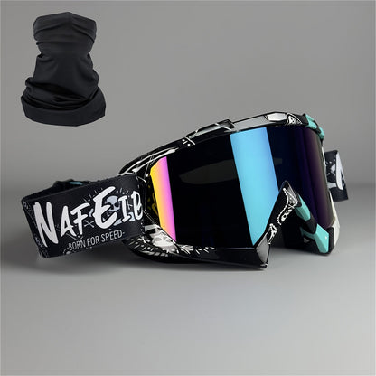 Ski Goggles with Headband – Mirror Coating Polycarbonate Lens, TPU Frame, Adjustable Thick Foam Pad, Anti-Fog Snow Goggles for Adults, 30+ Color Options for Skiing & Snowboarding