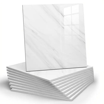 Self-Adhesive PVC Marble Tile Stickers 20pcs 30x30cm Waterproof Wall Panels for Bathroom Kitchen Living Room Backsplash Decor