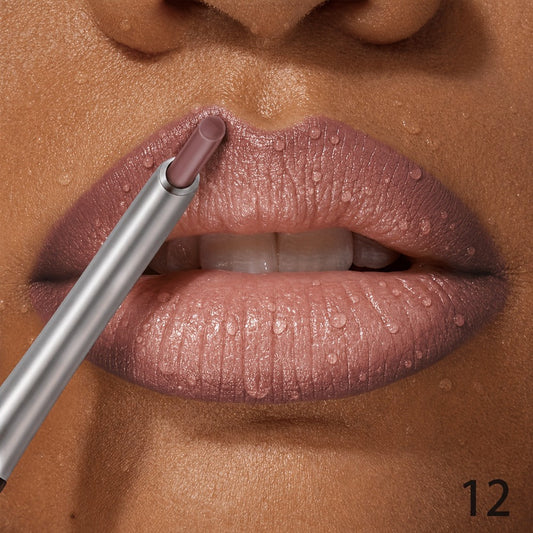 Precise Lip Liner Pencil 11 Shades Matte Waterproof Non-Fading Smooth Glide Long-Lasting All Day Wear Lip Outliner for Fuller Lips All Skin Tones Women Makeup Gift