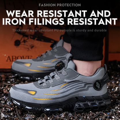 Men's Work & Safety Shoes - Steel Toe Protection & Puncture Resistant