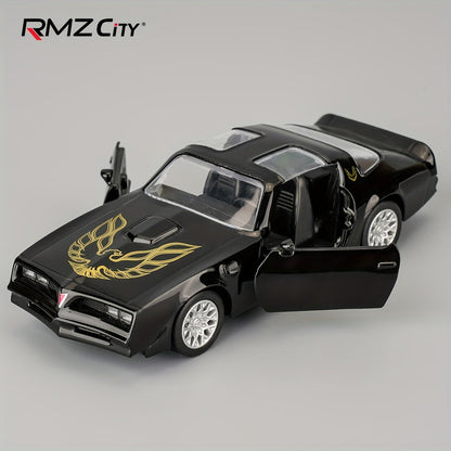 1:36 Scale Pontiac Firebird Die-Cast Toy Car with Opening Doors & Pull-Back Action – Vintage Alloy Sports Car Model for Boys Girls Collectors | Christmas Birthday Gift