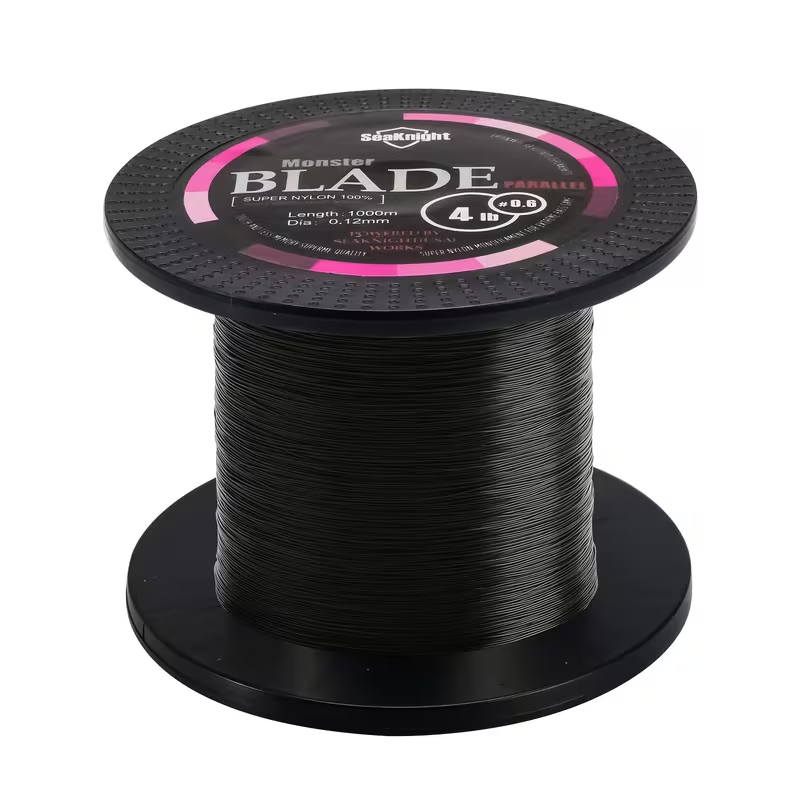 Monofilament Fishing Line 1000M / 1093Yds – Nylon Mono Line for Freshwater & Saltwater, 2-35LB, Black & White