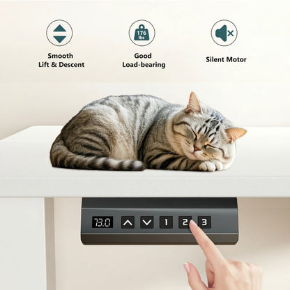 Electric Height-Adjustable Standing Desk with Adjustable Height for Home Office detail image - detail view 10