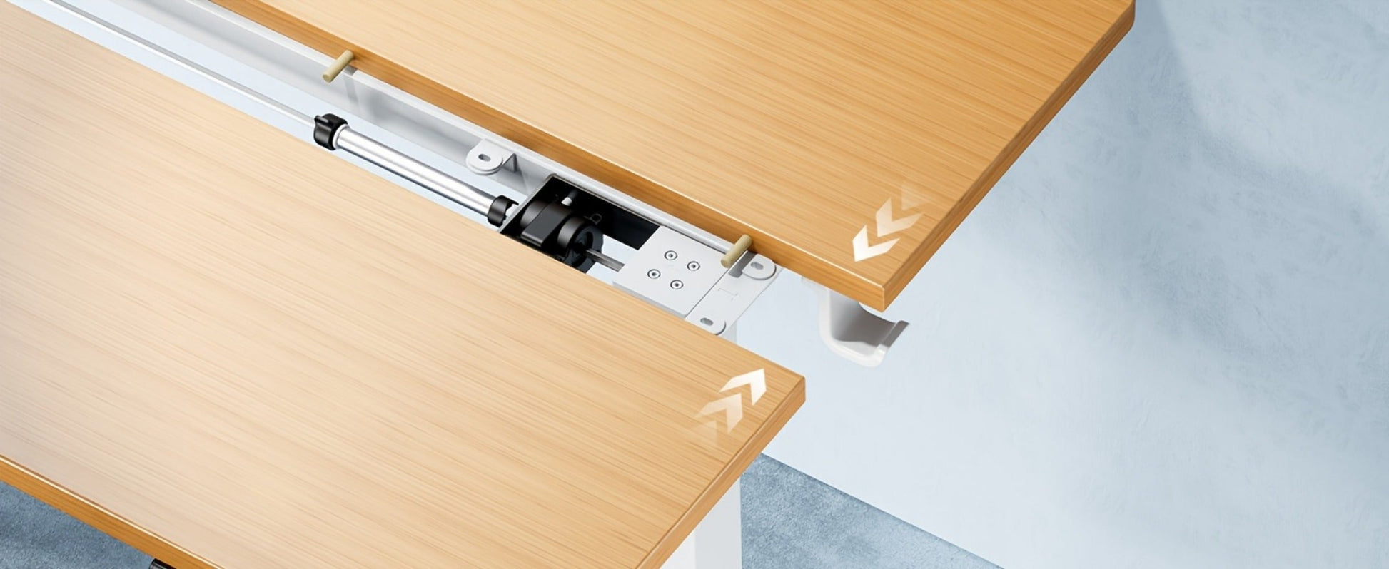 Electric Height-Adjustable Standing Desk with Adjustable Height for Home Office detail image - detail view 16