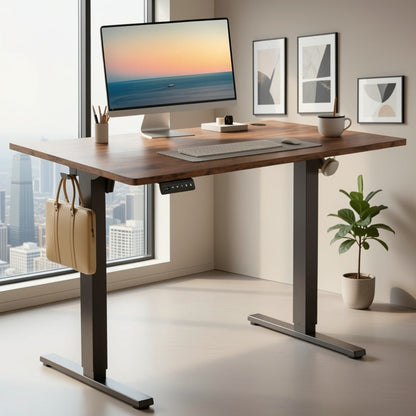 Electric Height-Adjustable Standing Desk with Adjustable Height for Home Office detail image - detail view 9