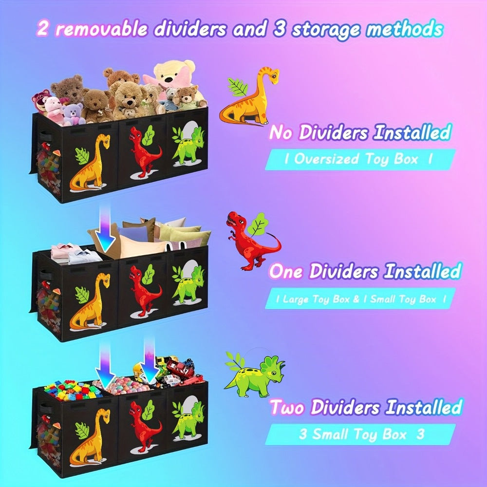 Extra-Large Kids Toy Storage Chest with Secure Lid for Kids' Room detail image - detail view 8