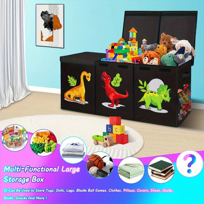 Extra-Large Kids Toy Storage Chest with Secure Lid for Kids' Room detail image - detail view 9