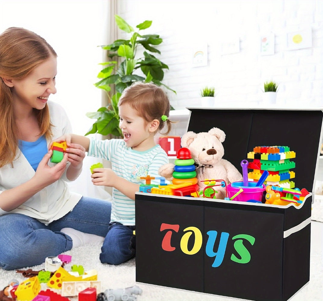 Extra-Large Kids Toy Storage Chest with Secure Lid for Organized Everyday Storage detail image - detail view 15