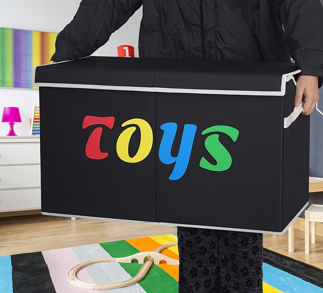 Extra-Large Kids Toy Storage Chest with Secure Lid for Organized Everyday Storage detail image - detail view 16