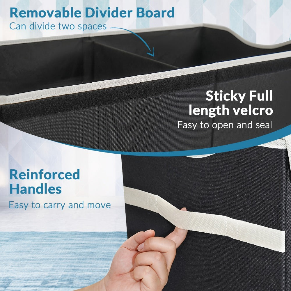 Extra-Large Kids Toy Storage Chest with Secure Lid, Large Toy Organizer Bin for Kids' Room detail image - detail view 10