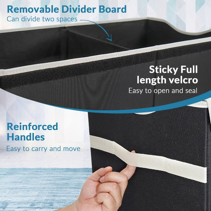 Extra-Large Kids Toy Storage Chest with Secure Lid, Large Toy Organizer Bin for Kids' Room detail image - detail view 10