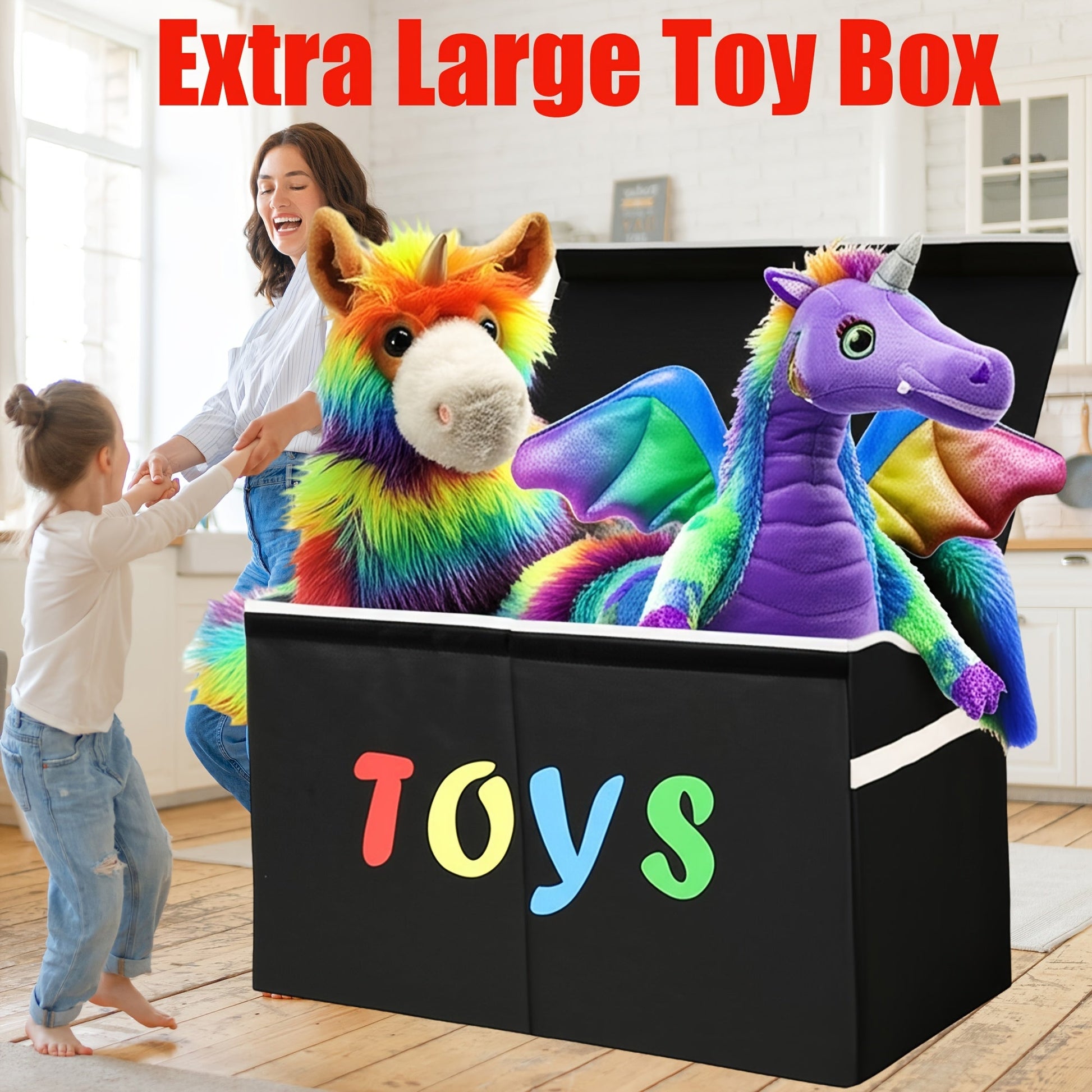 Storage Chest shown in the Extra Large Black option