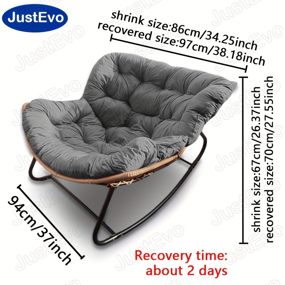 Extra-Large Recliner Chair with Adjustable Headrest and Padded Seat for Living Room detail image - detail view 4