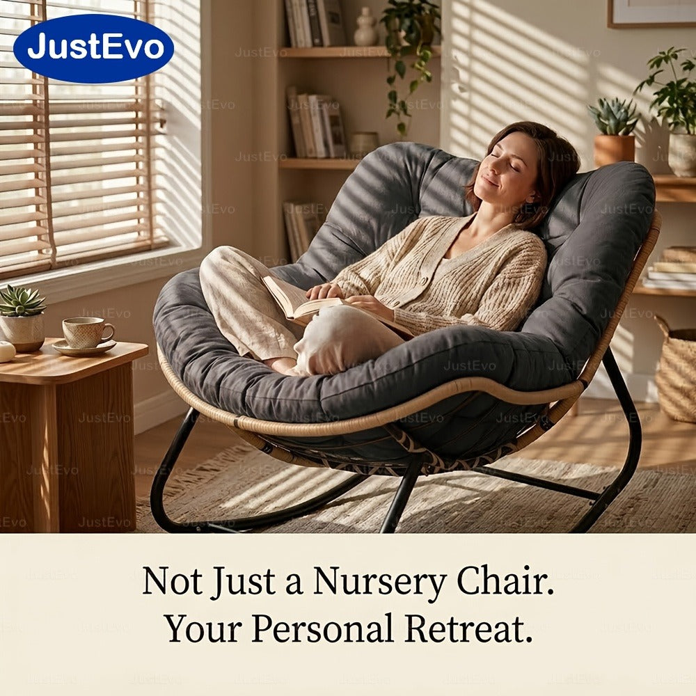 Extra-Large Recliner Chair with Adjustable Headrest and Padded Seat for Living Room detail image - detail view 6