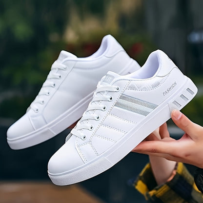 Men's Athletic Shoes - Breathable Comfort & Lace-Up Fit
