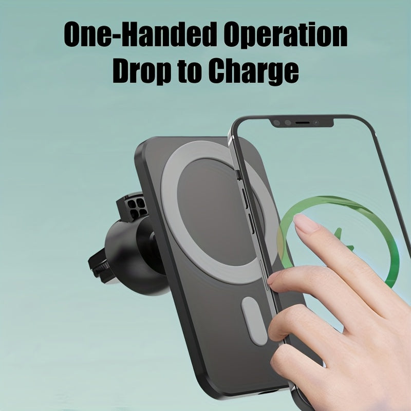 Compatible Magnetic Wireless  Charger 15W - Wireless Charger, Magnetic  Vent Phone Mount for iPhone 17/16/15/ 14/13/12 Series