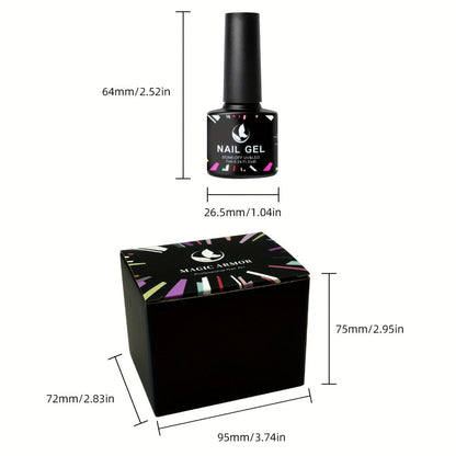 Pastel Gel Nail Polish Set 8 Colors Rhapsody Series Soft Muted Tones Soak-Off UV LED Nail Art Polish Kit for All Seasons Home Manicure Starter Set Gift for Women Nail Art Lovers