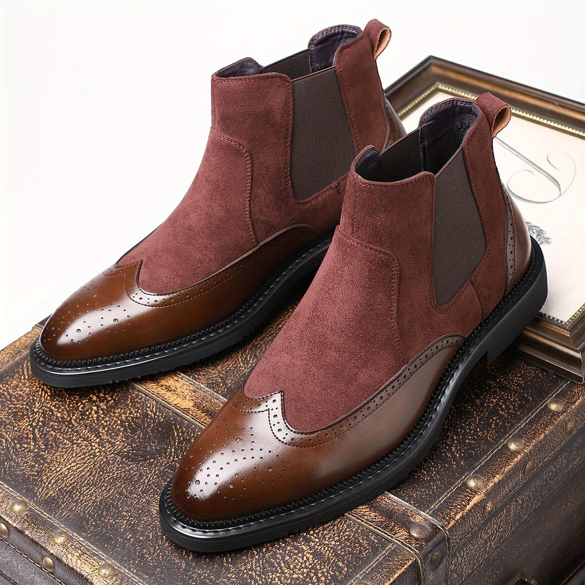 Men's Dress Shoes & Oxfords - Everyday Comfort & Durable Sole 680293