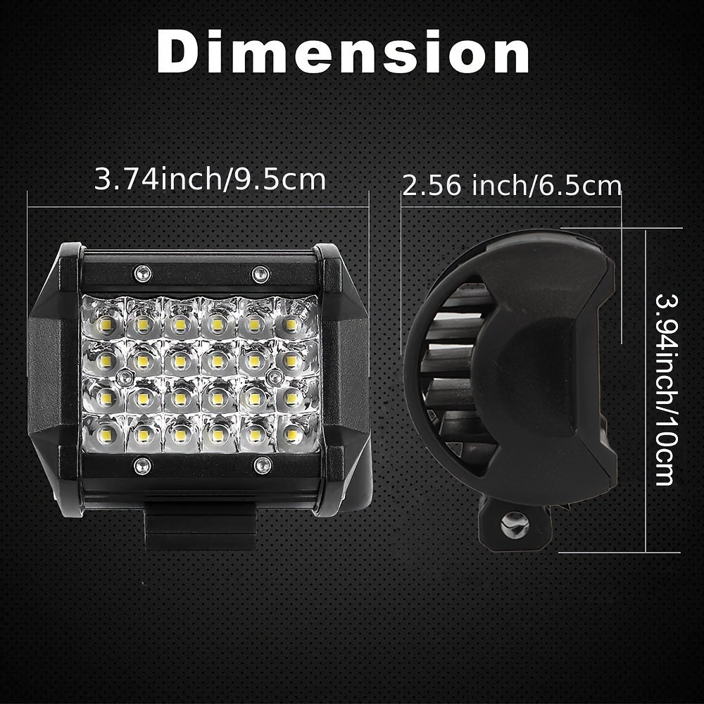 [4"-22" LED Vehicle Lights]-Various Combinations Of Long Strip Lights And Short LED Work Lights for You to Choose From Light Offroad for Jeep Truck Pickup-Easy to Install