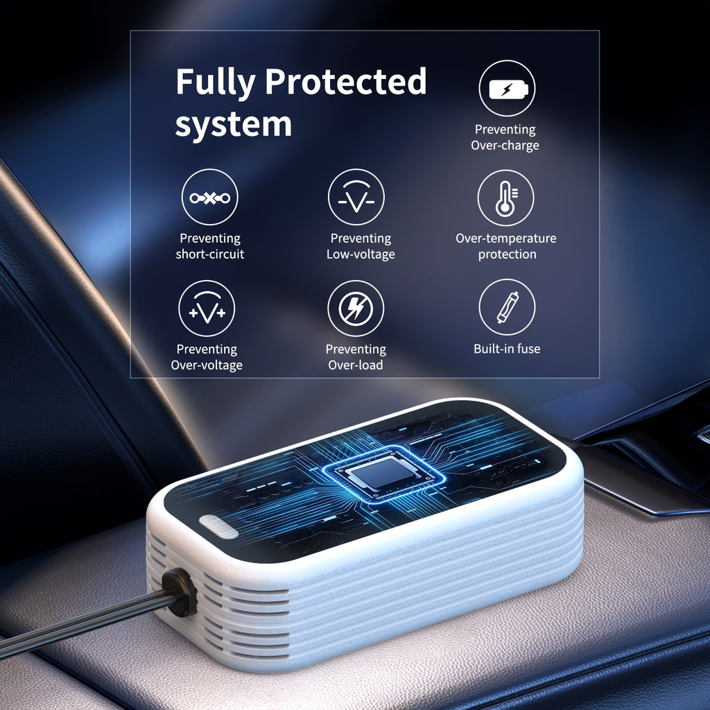 200W Car Power Inverter, Blubluman DC 12V To 110V AC Car Plug Adapter Outlet With 30W PD Charger, QC3.0 Fast Charger 24W, Power Inverter For Vehicles, Outlet For Laptop Computer Charger
