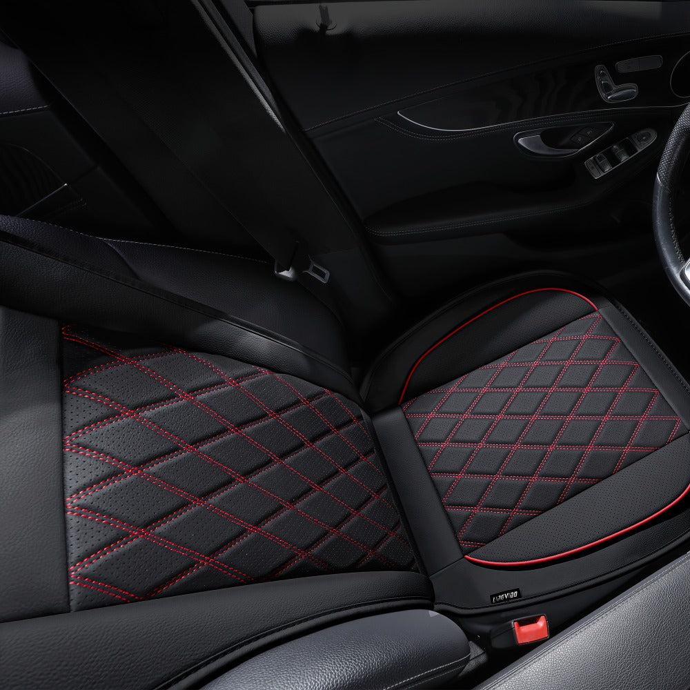 Car Seat Covers Front Pair – Universal Fit Bucket Seat Protector, Anti-Slip Full Surround High-Back Design, 15 Colors, Fits Cars SUVs Trucks