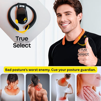 Posture Corrector Smart Vibration Reminder 1pc or 2pcs - Auto-Sensing 25° Slouch Alert USB Rechargeable Neck Back Support Trainer for Desk Office Gaming, Breathable ABS Silicone, Gift Ready