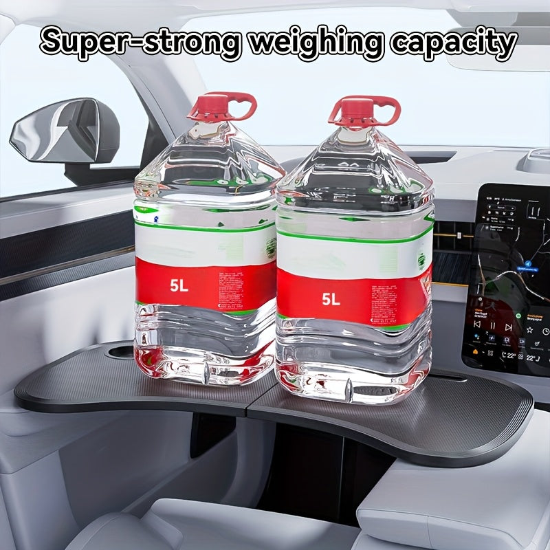 Foldable Car Laptop Desk, Lightweight Portable Tray-Style Multi-Functional Stand, Foldable Dining Table, Car Laptop Work Surface