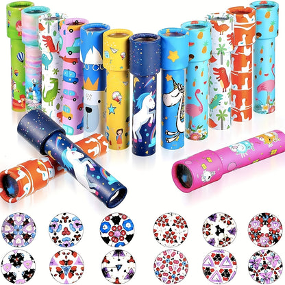 Kaleidoscope Toys Bulk 18 Pack – Classic Vintage Educational Optical Toy for Kids Birthday Party Favors Goodie Bag Fillers Classroom Prizes Stocking Stuffers STEM Gift